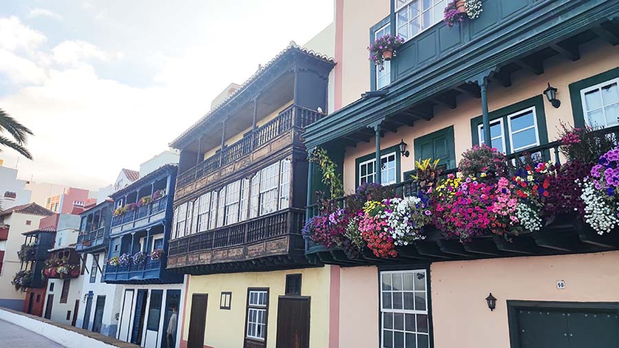 Balcones en La Palma