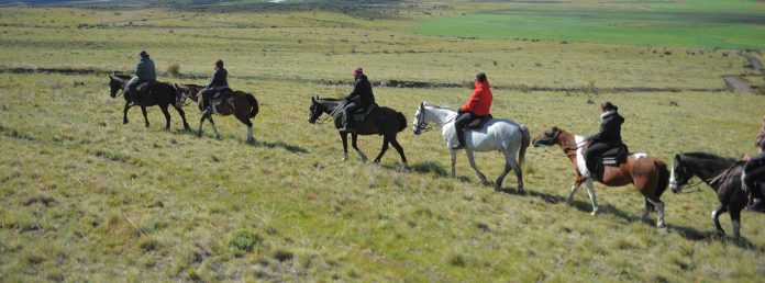 Cabalgata y Tirolesa en El Calafate