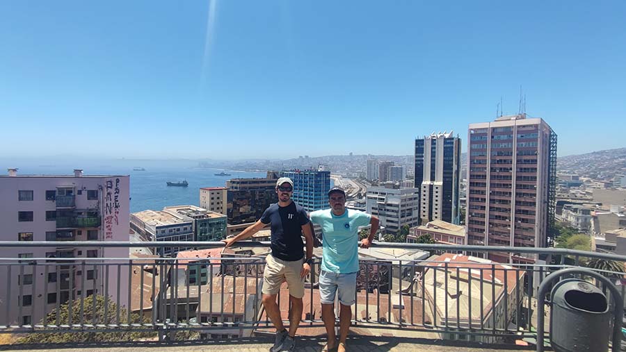 Cerros en Valparaiso Chile