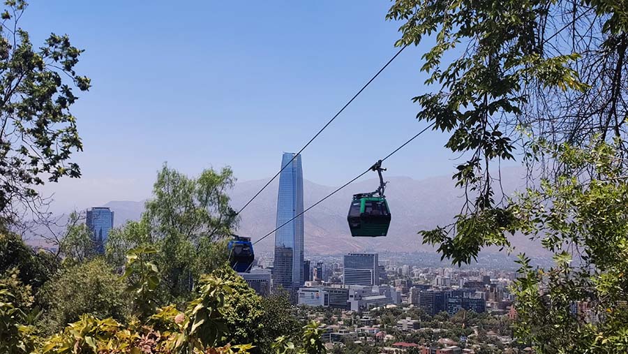 Cerro San Cristobal Santiago de Chile