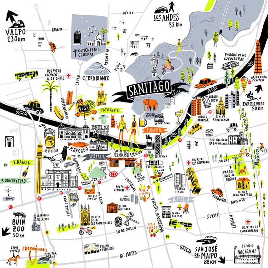 Mapa Chile