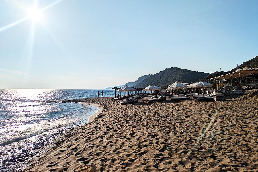 Playas en Corfu