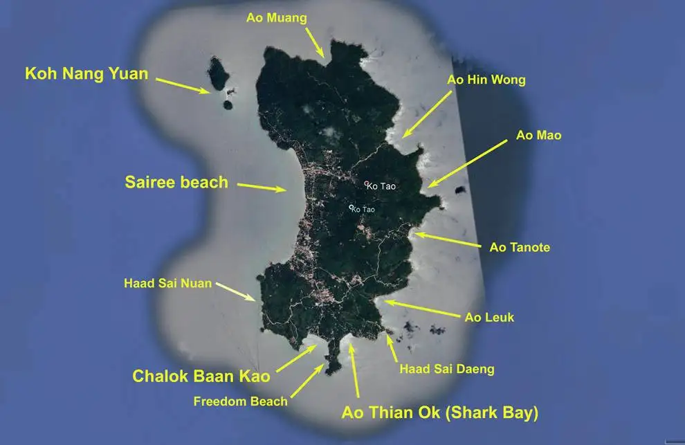 Playas de koh tao