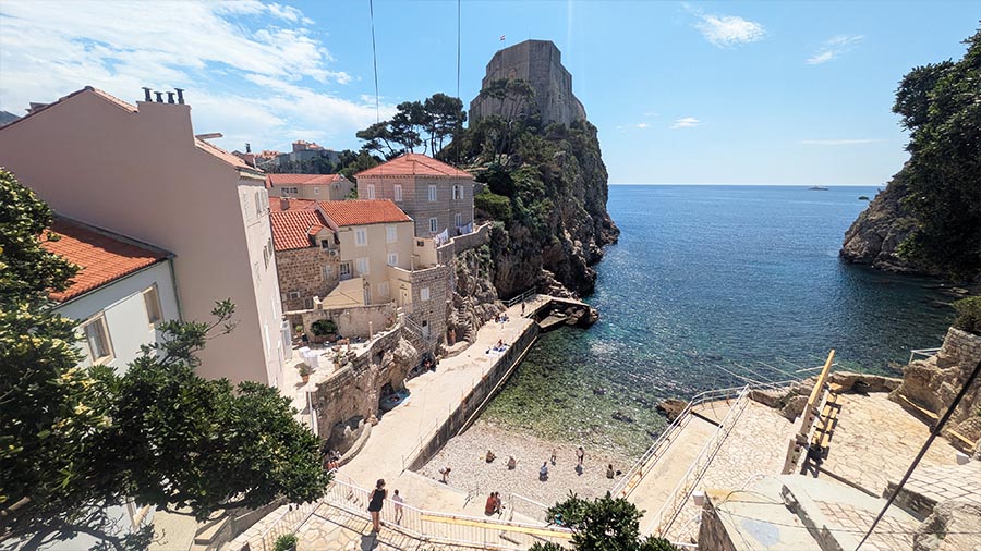 Beach Šulić en Dubrovnik