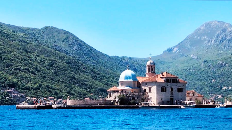 Lady of the Rocks en Montenegro Perast