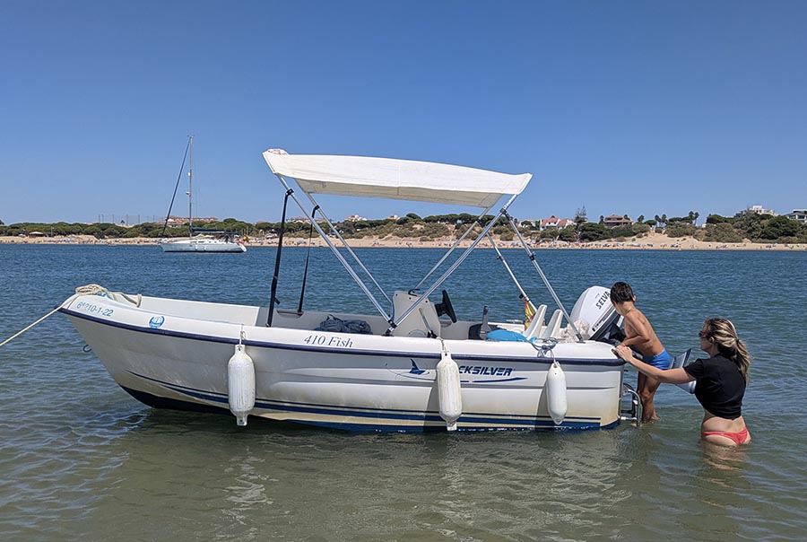 Alquilar barco en El Rompido