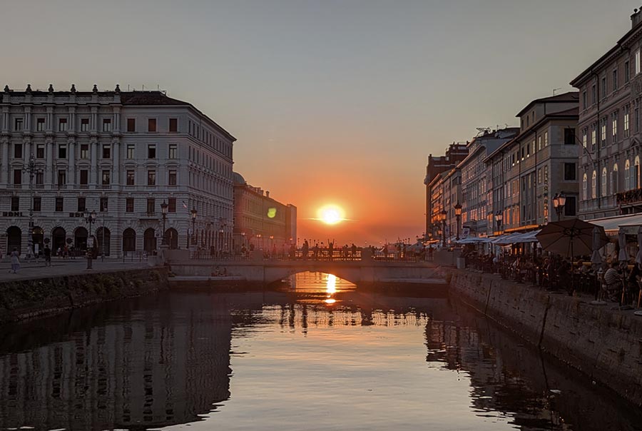 Puesta de Sol en Trieste